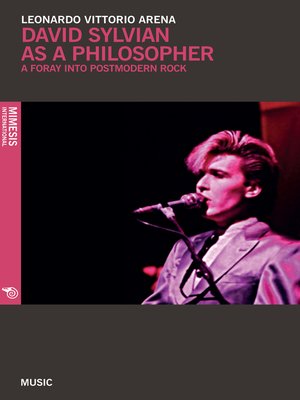 cover image of David Sylvian as a Philosopher